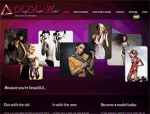 Tablet Screenshot of dropdeadmodel.com